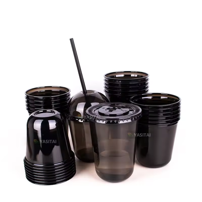 Black Plastic Cup Party Essentials 16oz Disposable Plastic Custom Black Beer Pong Cups