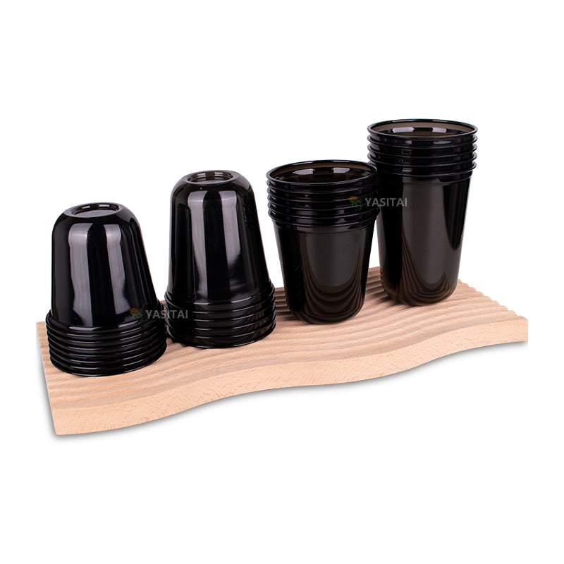 Black Plastic Cup Party Essentials 16oz Disposable Plastic Custom Black Beer Pong Cups